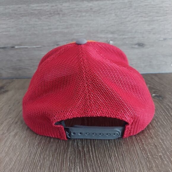 Hooey Flexfit Snapback Trucker Hat One Size Gray, Red & Orange - Picture 4 of 7